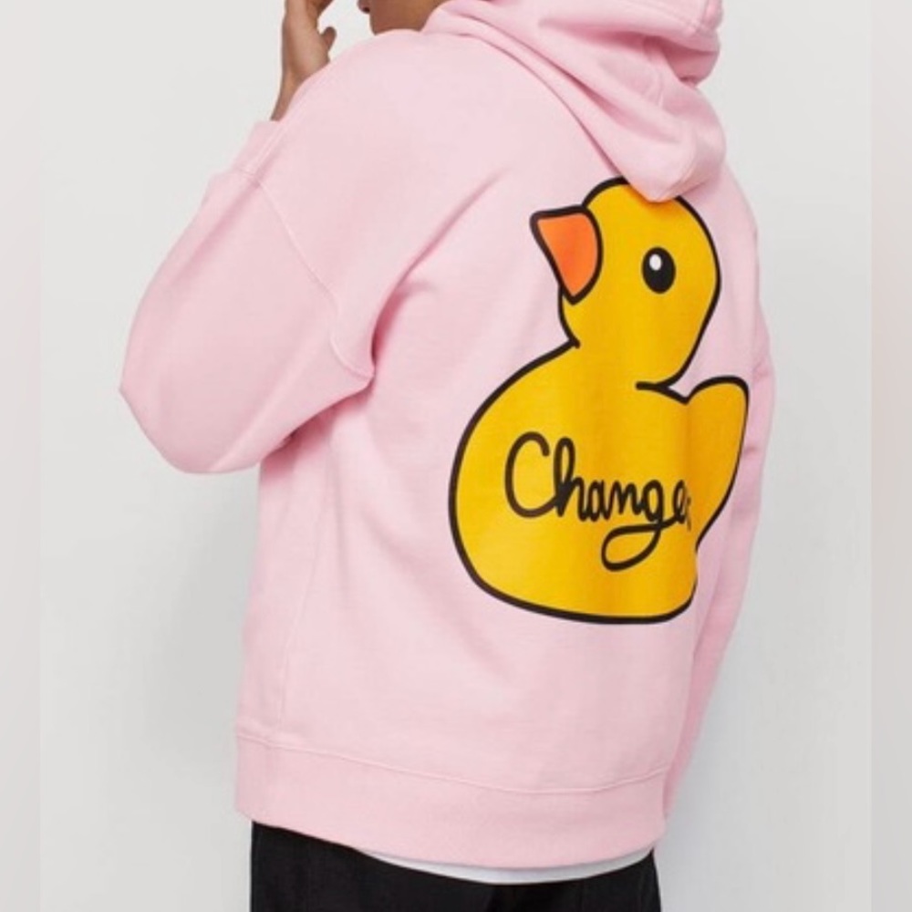 H&M x Justin Bieber Pink Changes Unisex Hoodie